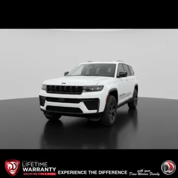 White 2026 Jeep Grand Cherokee L Laredo Altitude for sale in Jamestown, NY