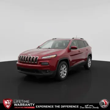 Red 2016 Jeep Cherokee Latitude for sale in Jamestown, NY