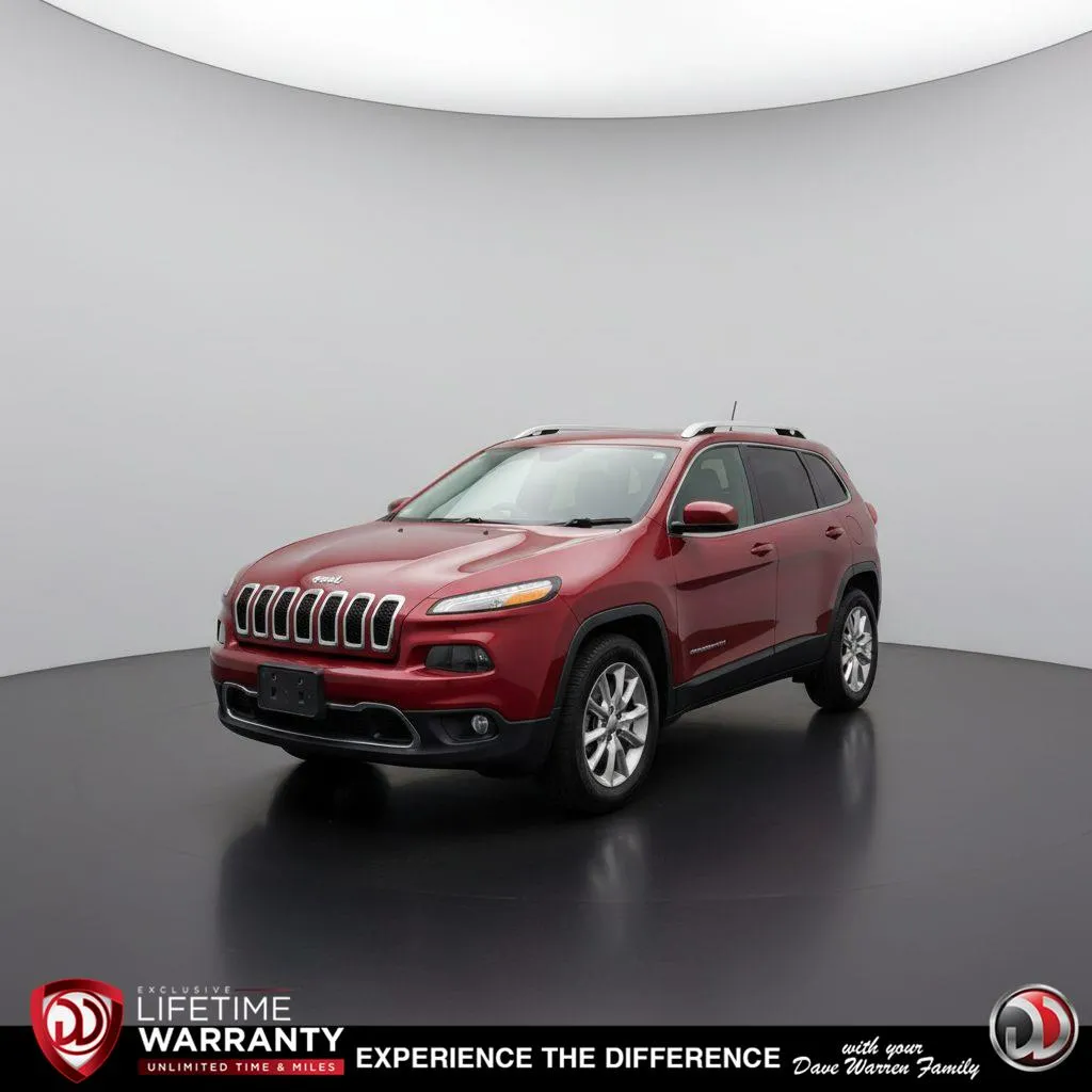 Red 2017 Jeep Cherokee Limited for sale in Jamestown, NY