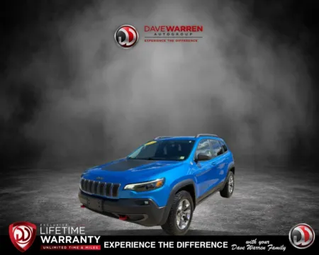 Blue 2019 Jeep Cherokee Trailhawk for sale in Jamestown, NY