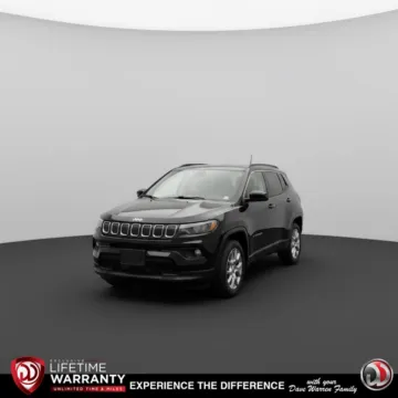 Black 2022 Jeep Compass Latitude Lux for sale in Jamestown, NY
