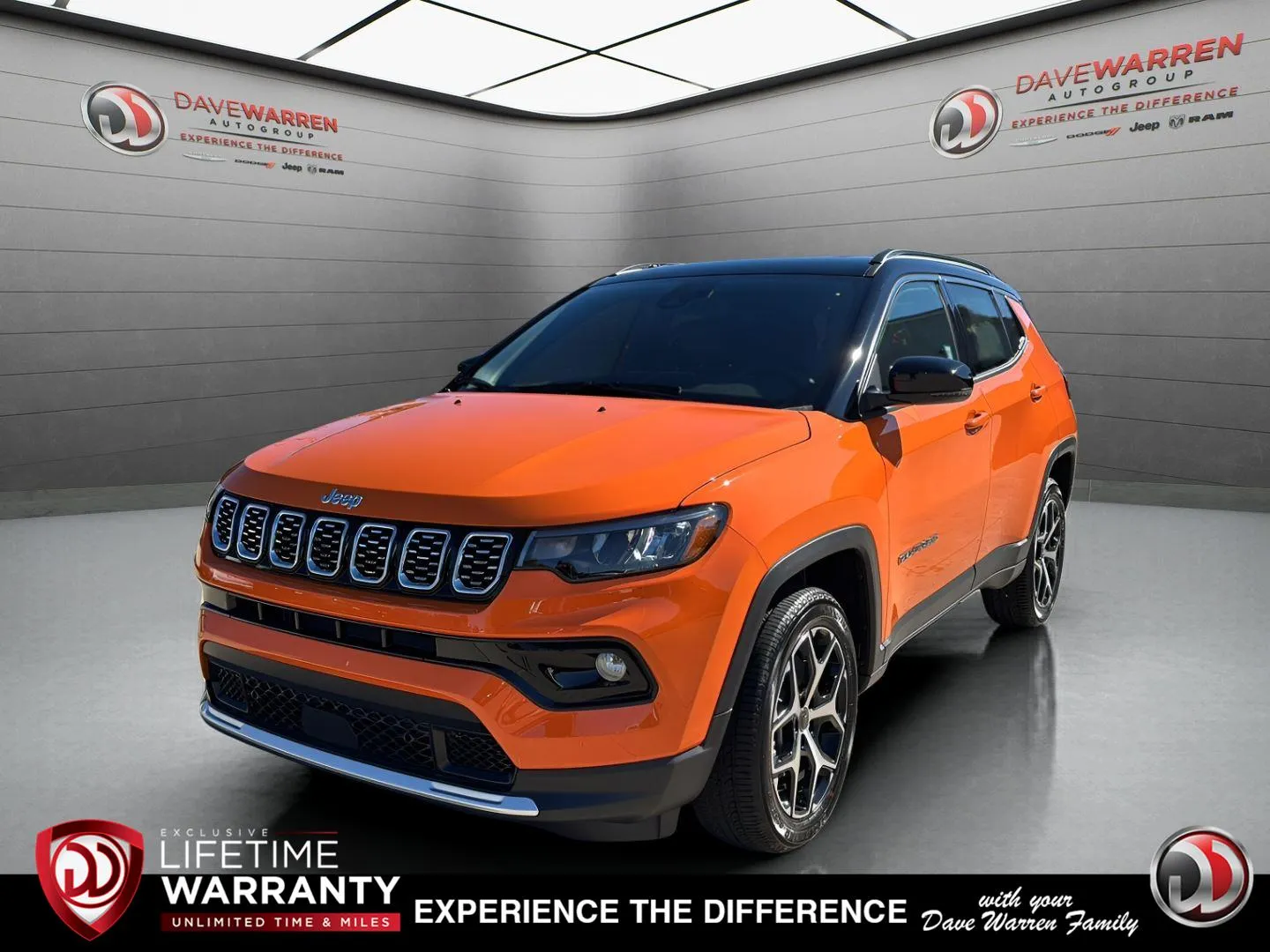 Orange 2026 Jeep Compass Limited for sale in Jamestown, NY