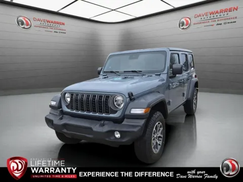Blue 2025 Jeep Wrangler Sport S for sale in Jamestown, NY