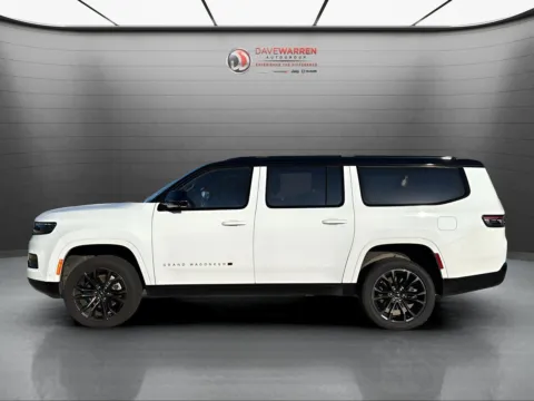 Photos of 2023 Jeep Grand Wagoneer L Series II Obsidian for sale in Jamestown, NY at Dave Warren Chrysler Dodge Jeep Ram