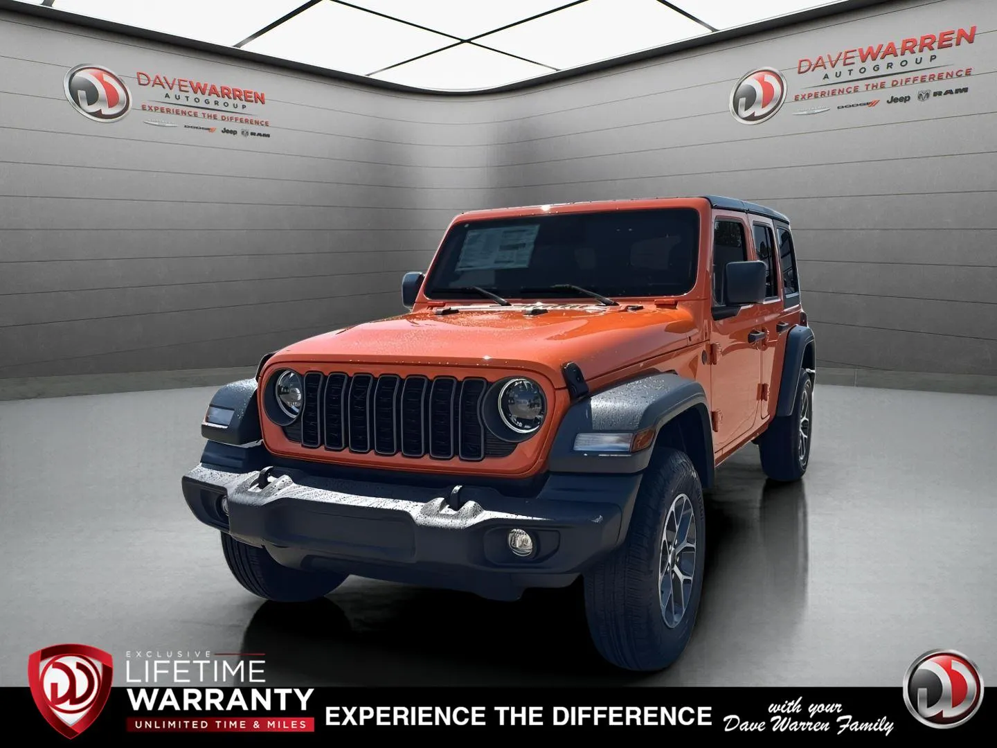 Orange 2025 Jeep Wrangler Sport S for sale in Jamestown, NY