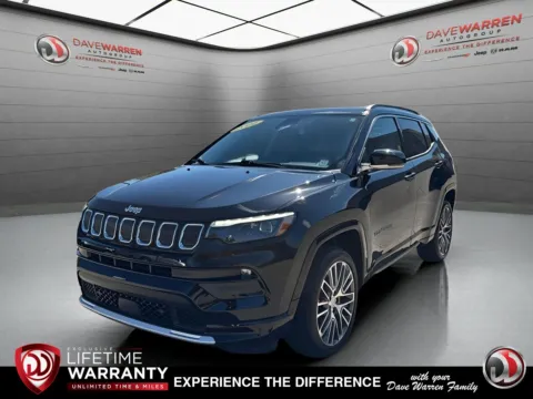 Black 2022 Jeep Compass Limited for sale in Jamestown, NY