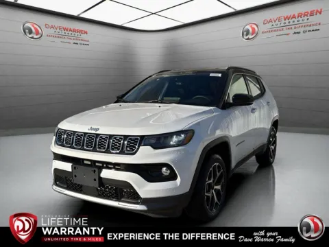 White 2026 Jeep Compass Limited for sale in Jamestown, NY