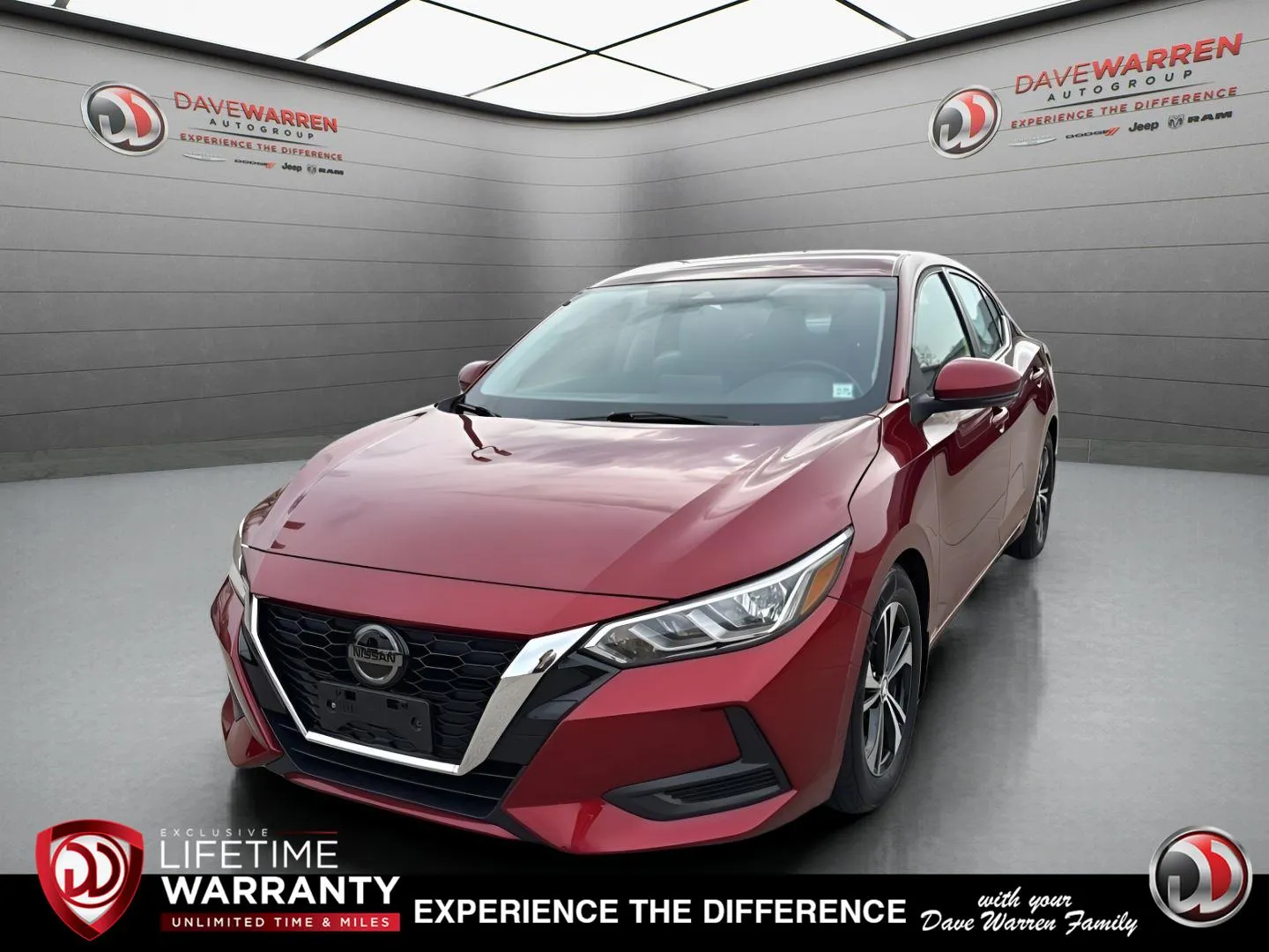 Red 2020 Nissan Sentra SV for sale in Jamestown, NY