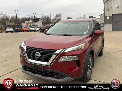 Red 2022 Nissan Rogue SV for sale in Jamestown, NY