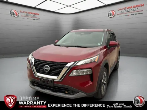 Red 2022 Nissan Rogue SV for sale in Jamestown, NY