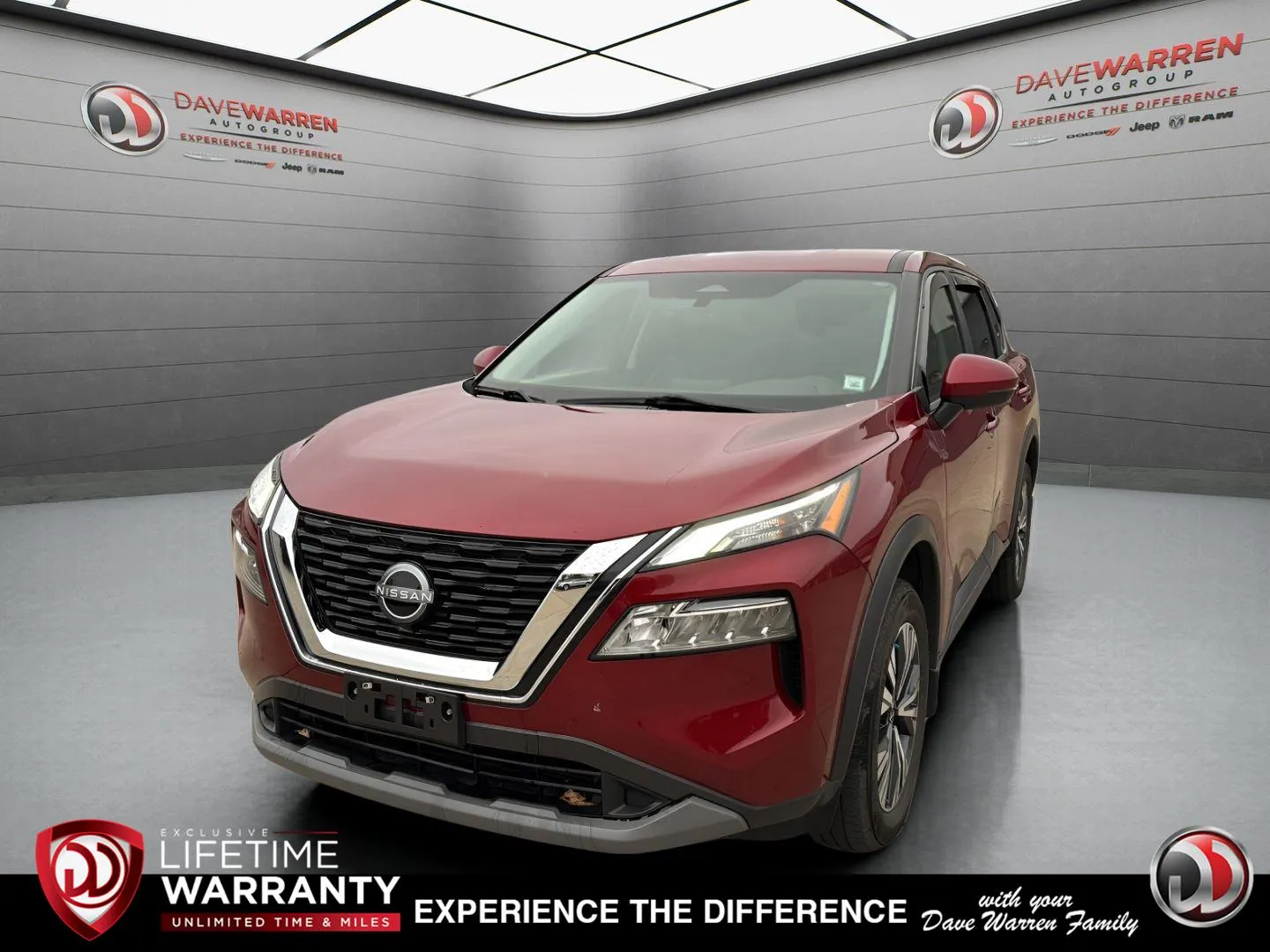 Red 2022 Nissan Rogue SV for sale in Jamestown, NY