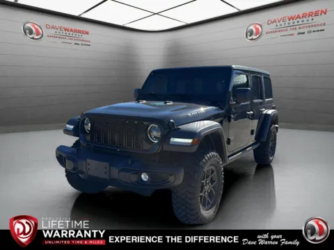 Black 2026 Jeep Wrangler Willys for sale in Jamestown, NY
