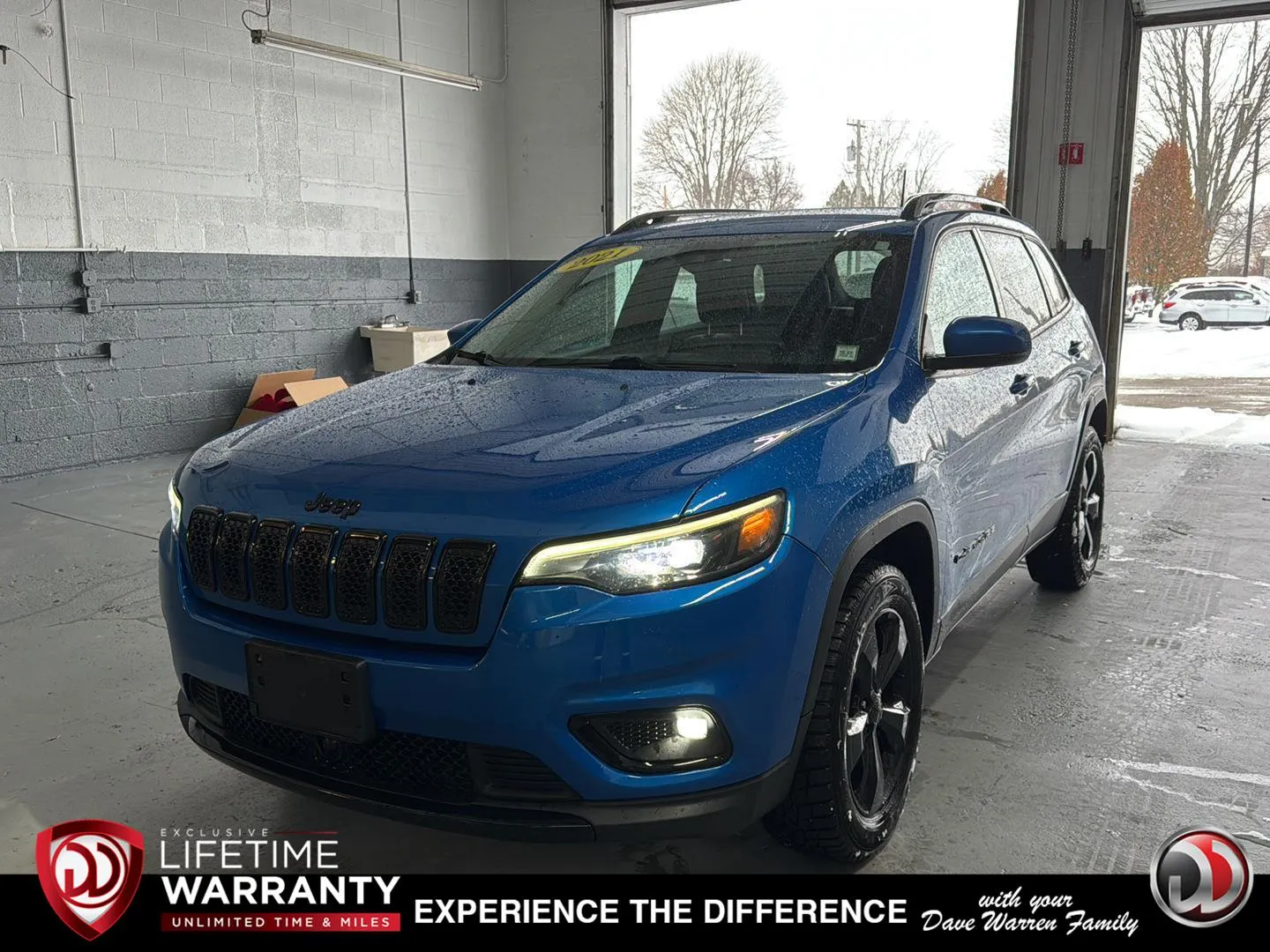 Blue 2021 Jeep Cherokee Altitude for sale in Jamestown, NY