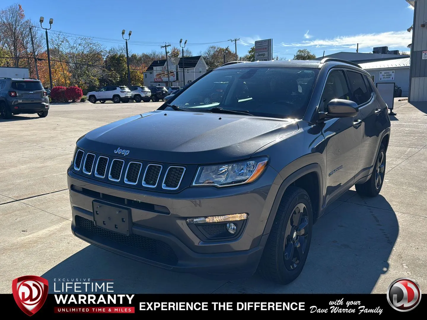 Used 2021 Jeep Compass Latitude with VIN 3C4NJDBB2MT524784 for sale in Jamestown, NY