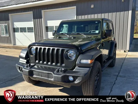 Green 2023 Jeep Wrangler Sport for sale in Jamestown, NY