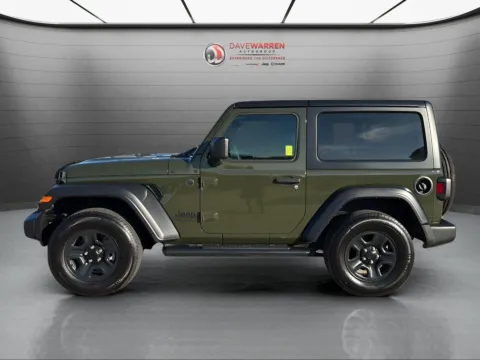 Photos of 2023 Jeep Wrangler Sport for sale in Jamestown, NY at Dave Warren Chrysler Dodge Jeep Ram