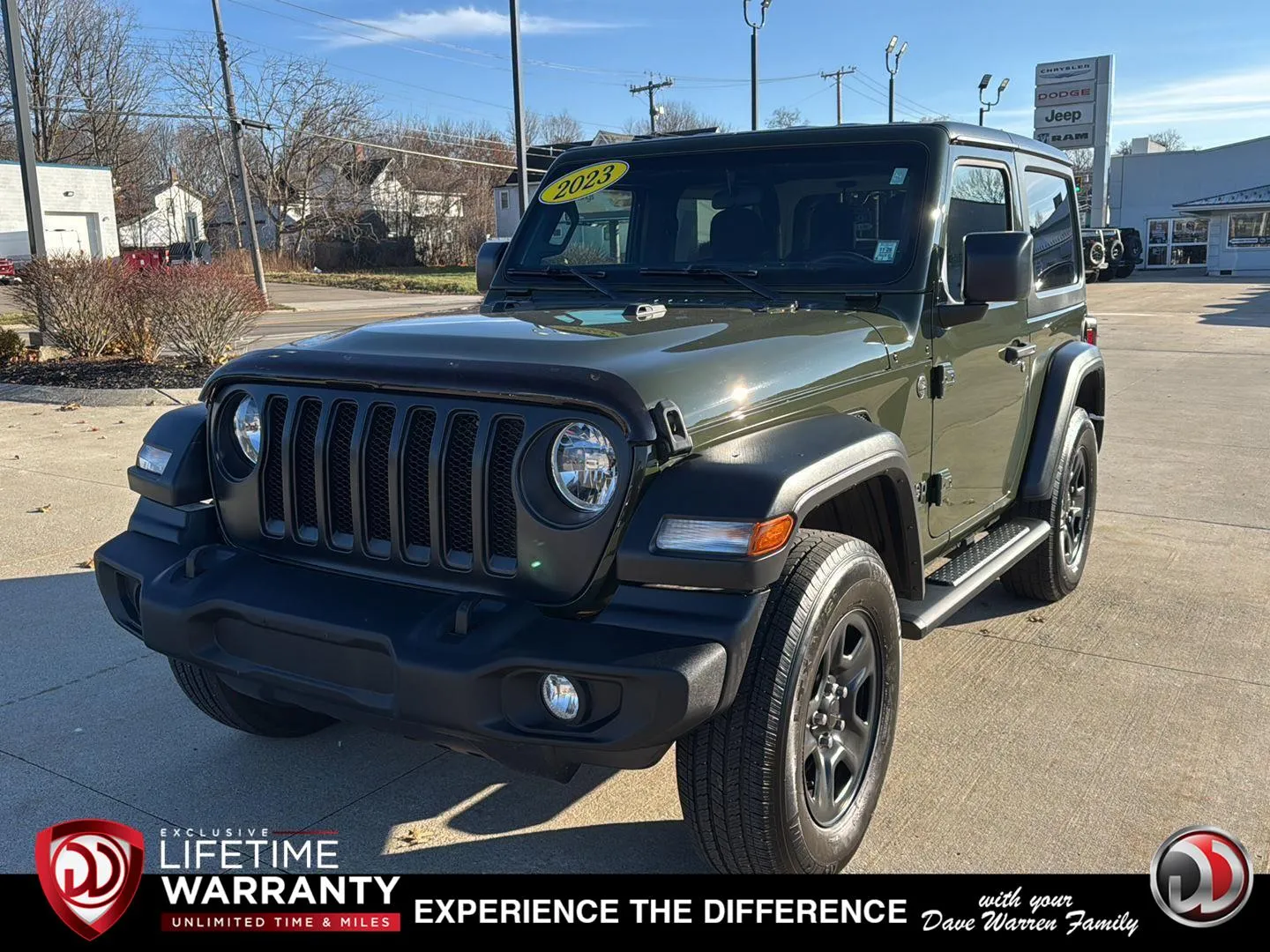 Green 2023 Jeep Wrangler Sport for sale in Jamestown, NY