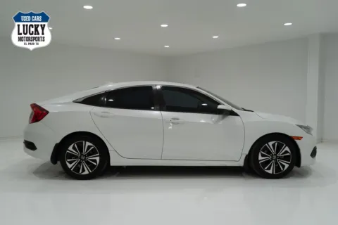 White 2017 HONDA CIVIC EX for sale in El Paso, TX