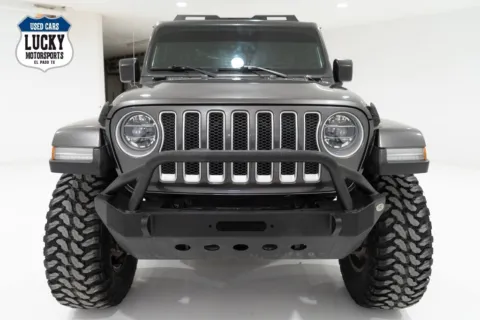 Another view of 2018 JEEP WRANGLER UNLIMI SAHARA for sale in El Paso, TX at Lucky Motorsports Inc.