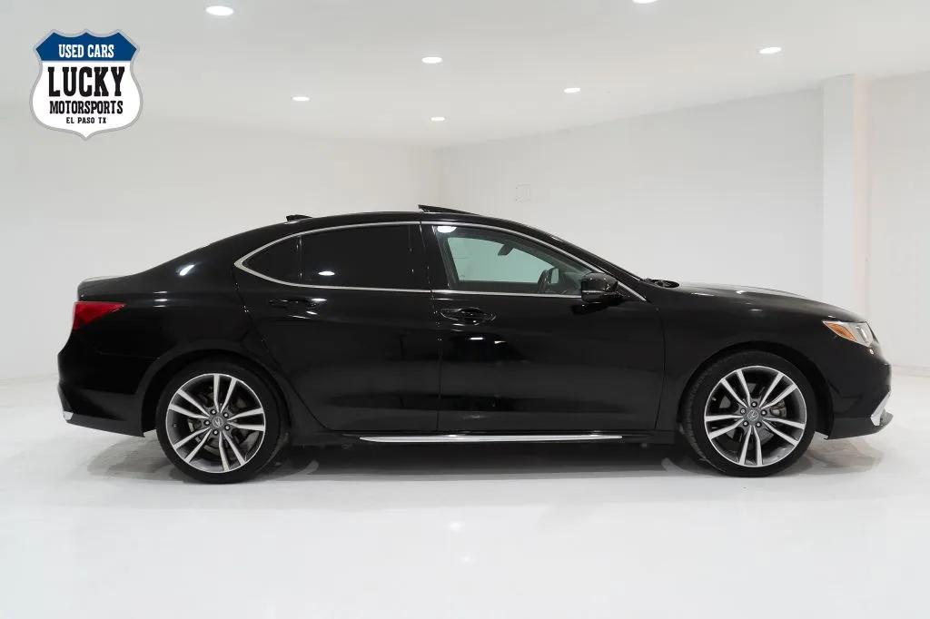 Black 2019 ACURA TLX TECHNOLOGY for sale in El Paso, TX