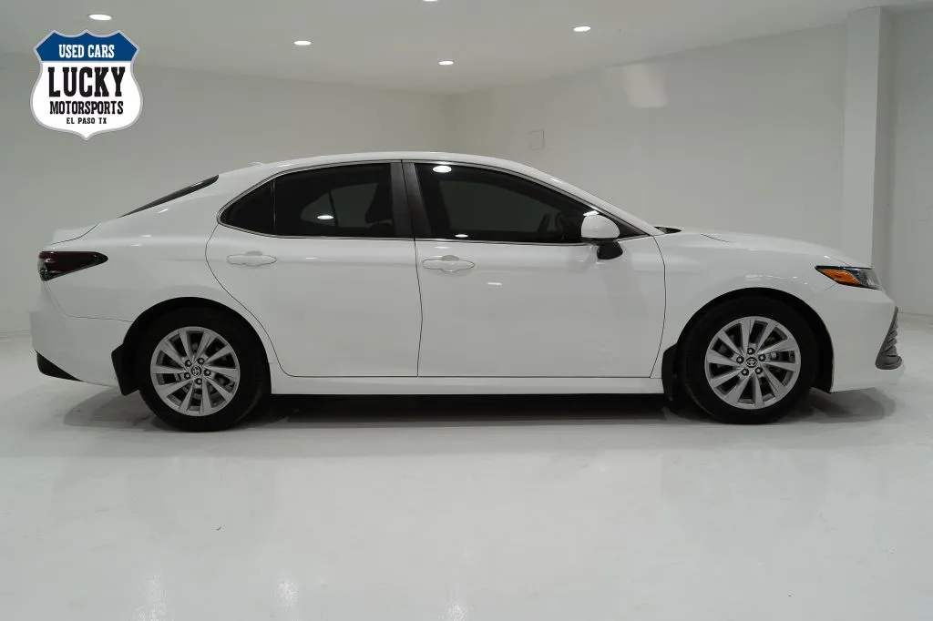 White 2022 TOYOTA CAMRY LE for sale in El Paso, TX