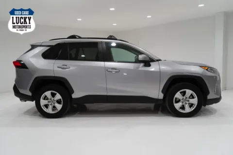 Silver 2021 TOYOTA RAV4 XLE for sale in El Paso, TX