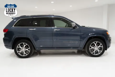 Blue 2020 JEEP GRAND CHEROKEE OVERLAND for sale in El Paso, TX