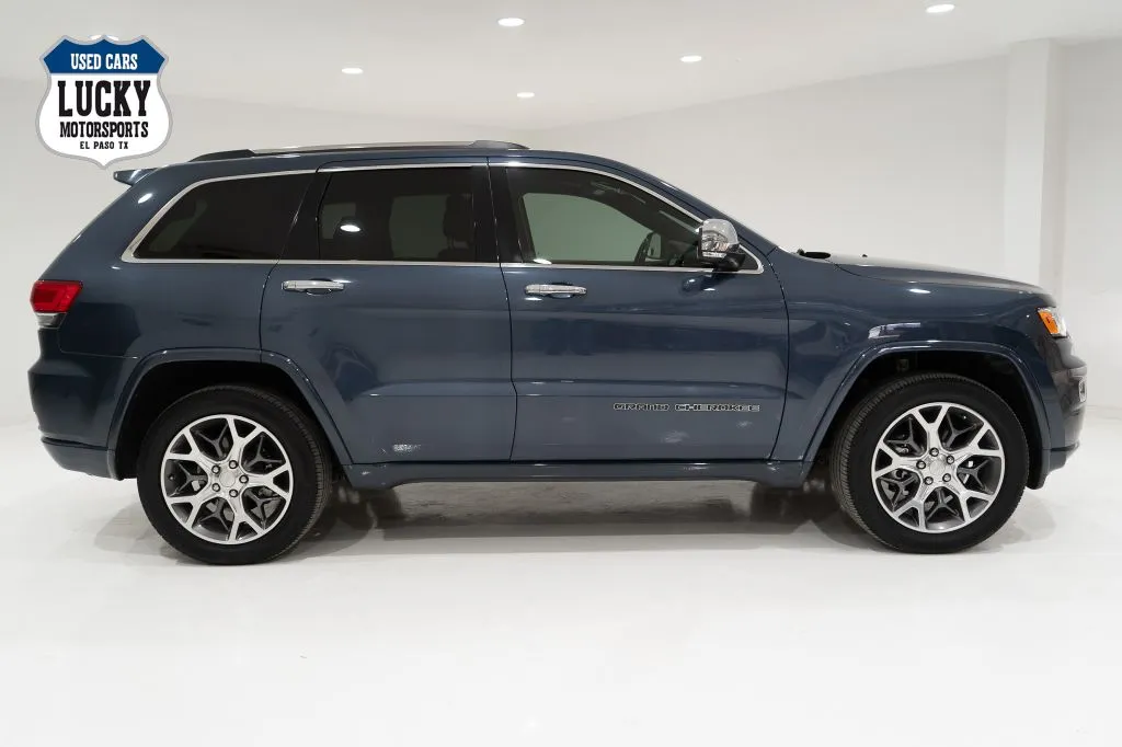 Blue 2020 JEEP GRAND CHEROKEE OVERLAND for sale in El Paso, TX