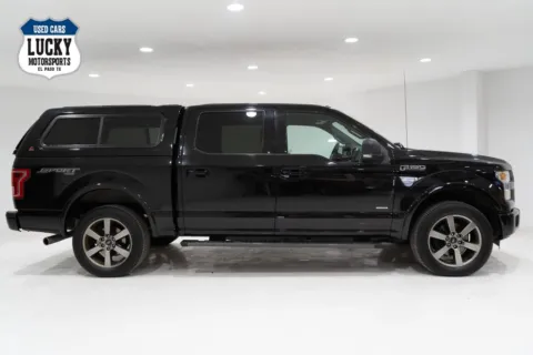 Black 2016 FORD F-150 SUPERCREW for sale in El Paso, TX