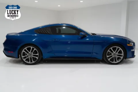 Blue 2018 FORD MUSTANG for sale in El Paso, TX