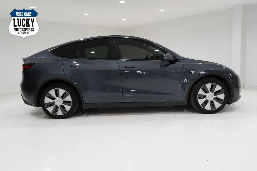 Gray 2021 TESLA MODEL Y Long Range for sale in El Paso, TX