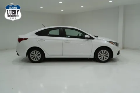 White 2021 HYUNDAI ACCENT SE for sale in El Paso, TX