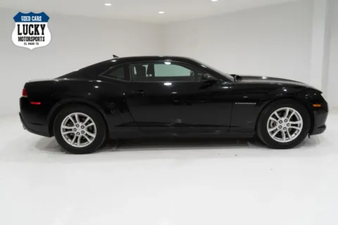 Black 2015 CHEVROLET CAMARO LS 2DR for sale in El Paso, TX