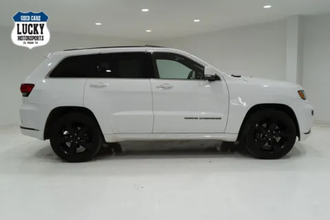 White 2016 JEEP GRAND CHEROKEE OVERLAND for sale in El Paso, TX