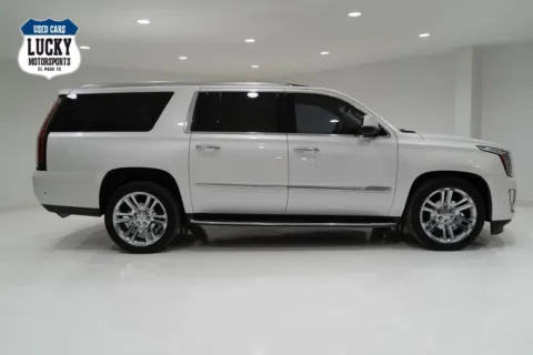 White 2019 CADILLAC ESCALADE ESV LUXURY for sale in El Paso, TX