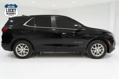 Black 2022 CHEVROLET EQUINOX LT for sale in El Paso, TX
