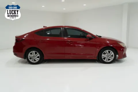 Red 2020 HYUNDAI ELANTRA SEL for sale in El Paso, TX