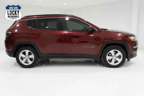 Red 2021 JEEP COMPASS LATITUDE 4DR for sale in El Paso, TX