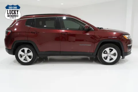 Red 2021 JEEP COMPASS LATITUDE for sale in El Paso, TX