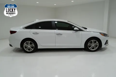 White 2019 Hyundai SONATA for sale in El Paso, TX