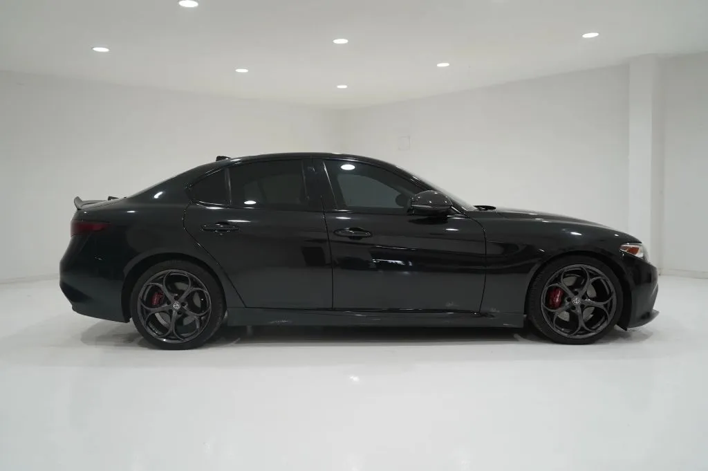 Black 2019 Alfa Romeo Giulia Ti Sport Carbon Sedan 4D for sale in El Paso, TX