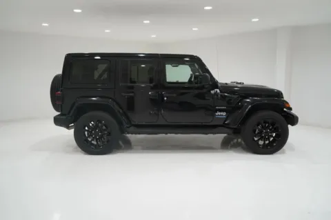 Black 2022 Jeep Wrangler Unlimited 4xe Sahara 4xe Sport Utility 4D for sale in El Paso, TX