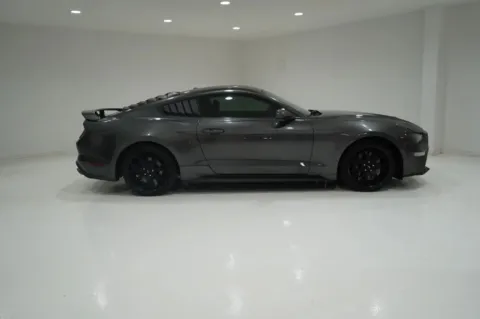 Gray 2018 Ford Mustang EcoBoost Premium Coupe 2D for sale in El Paso, TX