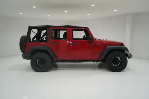 Red 2018 Jeep Wrangler Unlimited Sport S (JK) Sport Utility 4D for sale in El Paso, TX