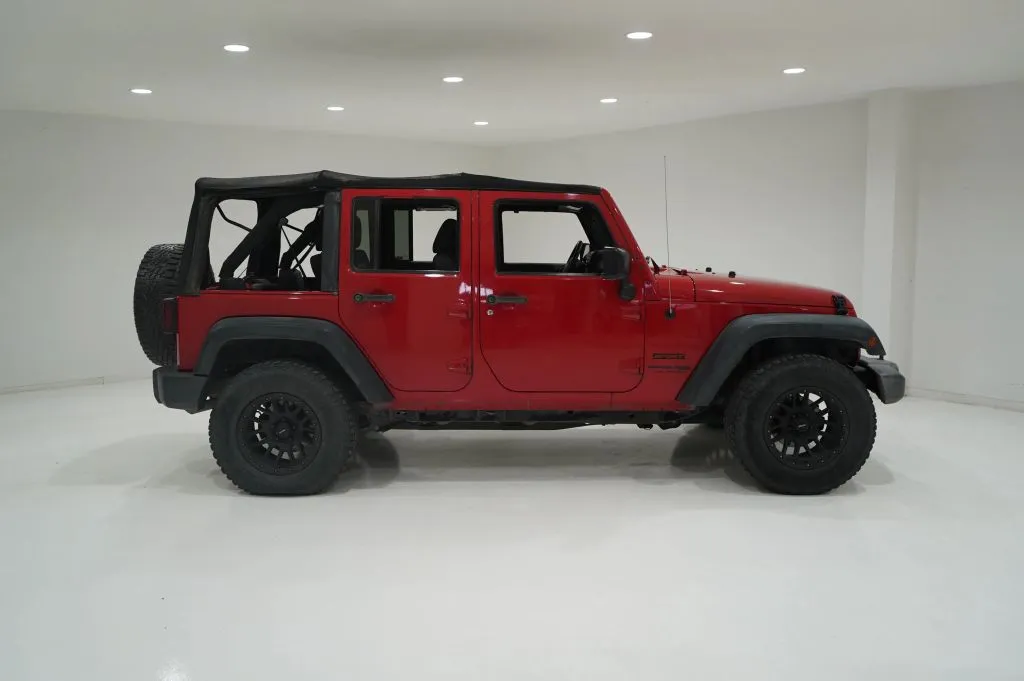 Red 2018 Jeep Wrangler Unlimited Sport S (JK) Sport Utility 4D for sale in El Paso, TX
