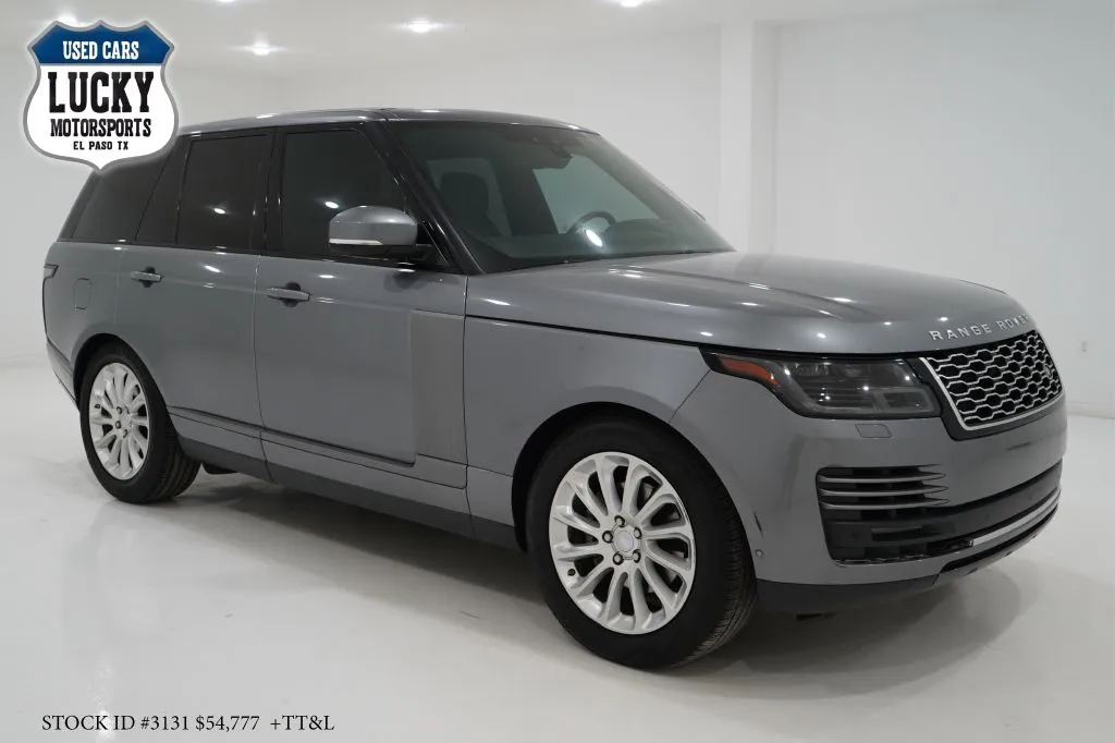 Silver 2020 LAND ROVER RANGE ROVER HSE for sale in El Paso, TX