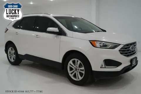 White 2019 FORD EDGE SEL for sale in El Paso, TX