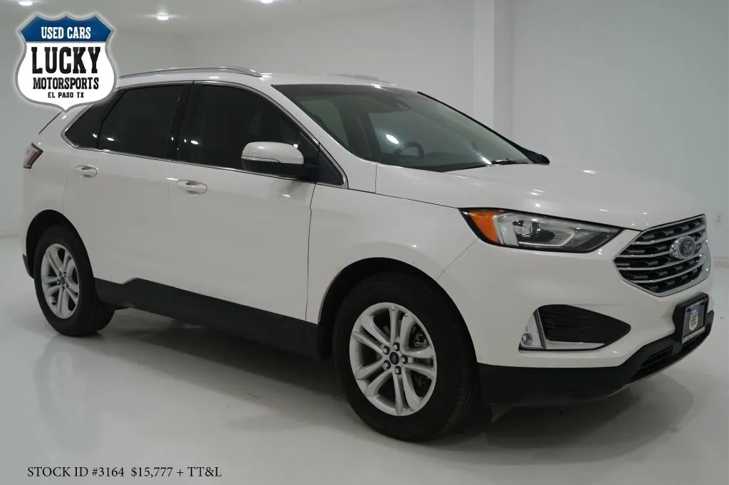White 2019 FORD EDGE SEL for sale in El Paso, TX