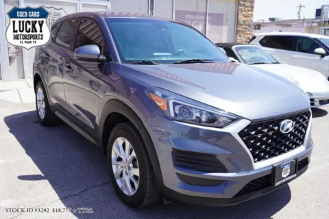 Gray 2021 HYUNDAI TUCSON SE for sale in El Paso, TX