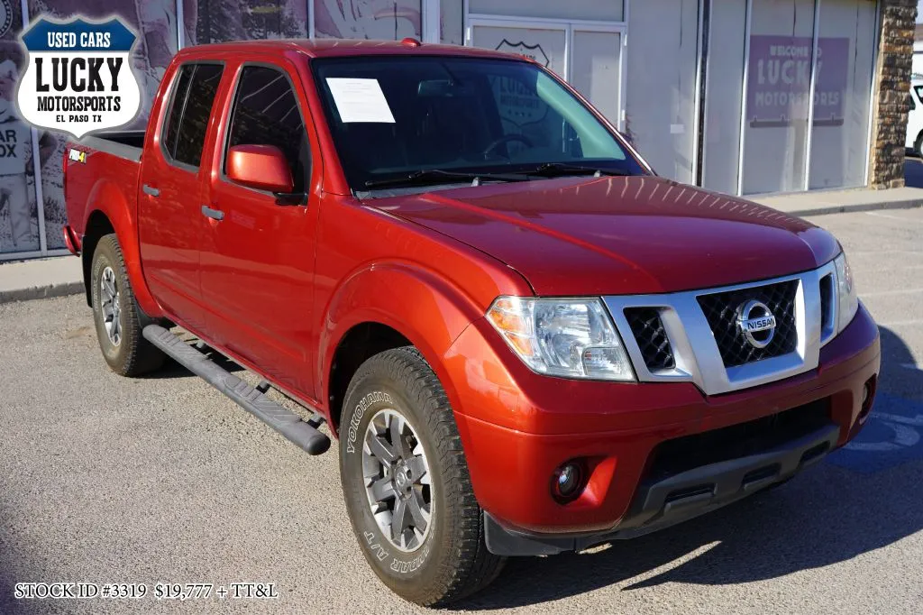 Red 2018 NISSAN FRONTIER S for sale in El Paso, TX
